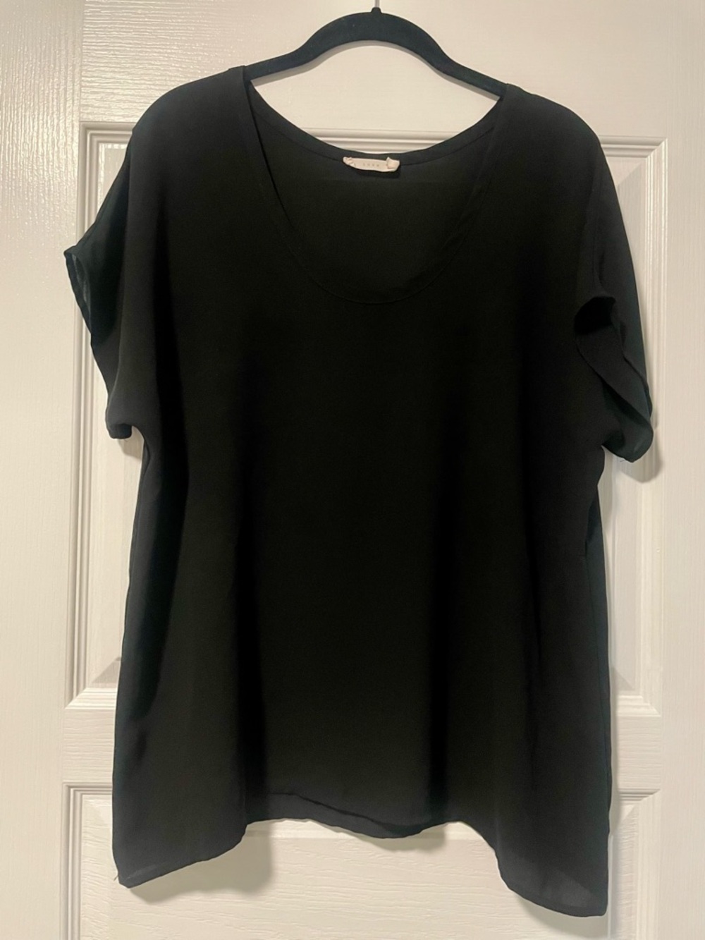 Black Short Sleeve Tee by Lush, Size Medium